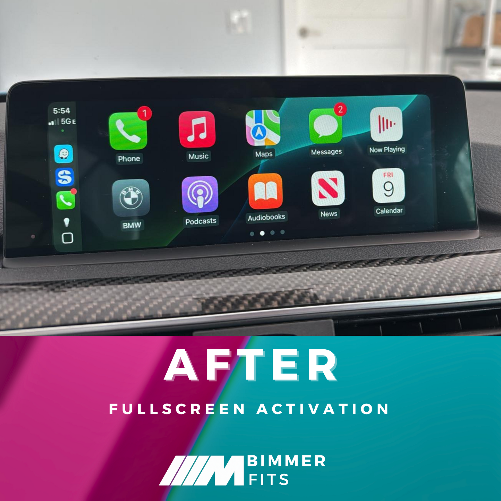 BMW CarPlay Activation + Fullscreen + Video in Motion + Android Screen Mirroring