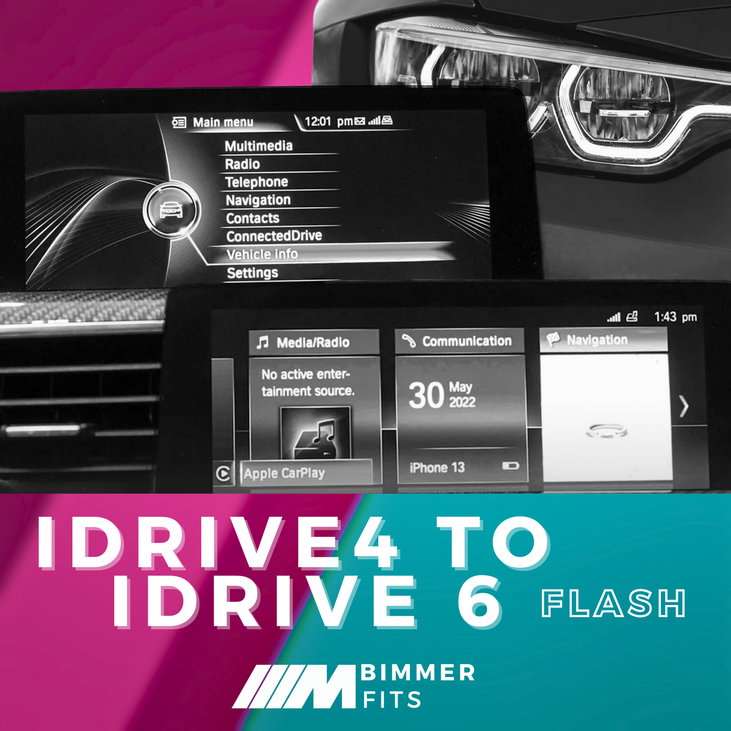 BMW iDrive 4 EVO to iDrive 6 Flash Upgrade