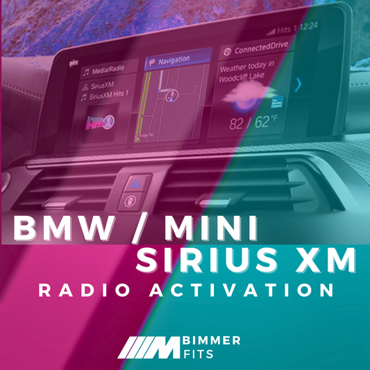 BMW / MINI Sirius XM Radio Activation