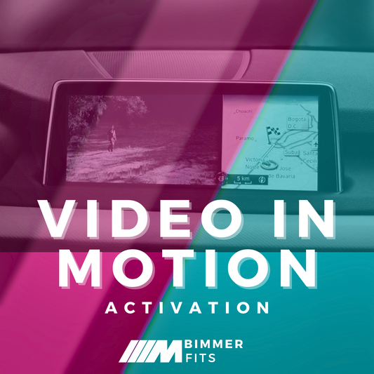 BMW iDrive 4 / 5 /6 Video in Motion activation